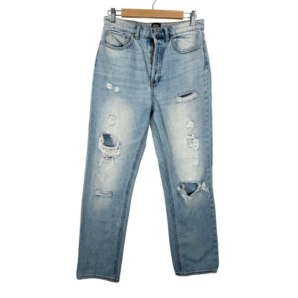Urban Outfitters BDG Straight leg crop boyfriend jeans light 90s‎ sz 27